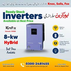 Knox Inverter|Soler inverter|Hybrid inverter|6Kw to 50kw|Ongrid