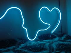 neon light /heart?blue