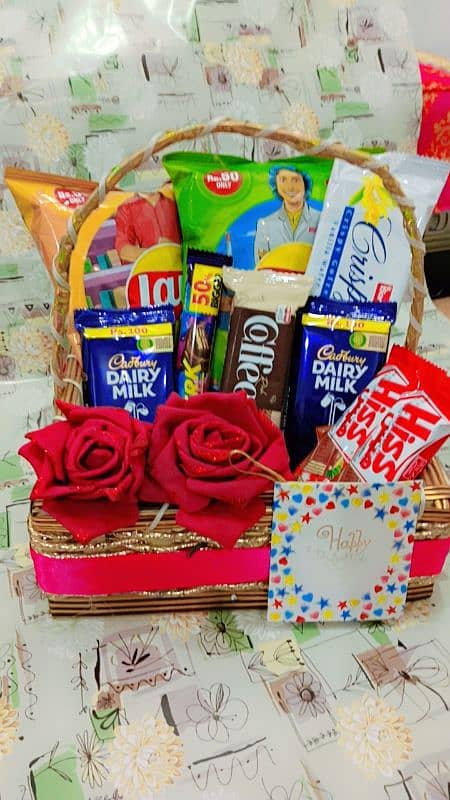 Birthday & Anniversary Gift Box Chocolate Basket   03008010073 12