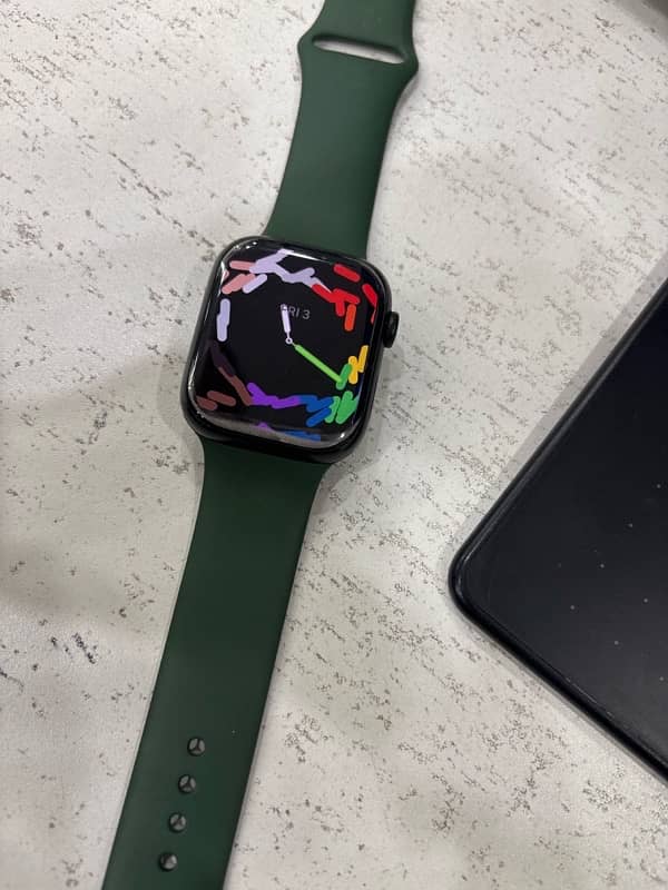 Apple watch series 7 olive green color 10/10 0