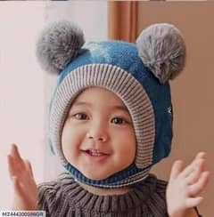 stylish wool cap for kids -beautifull casual design -1 pc