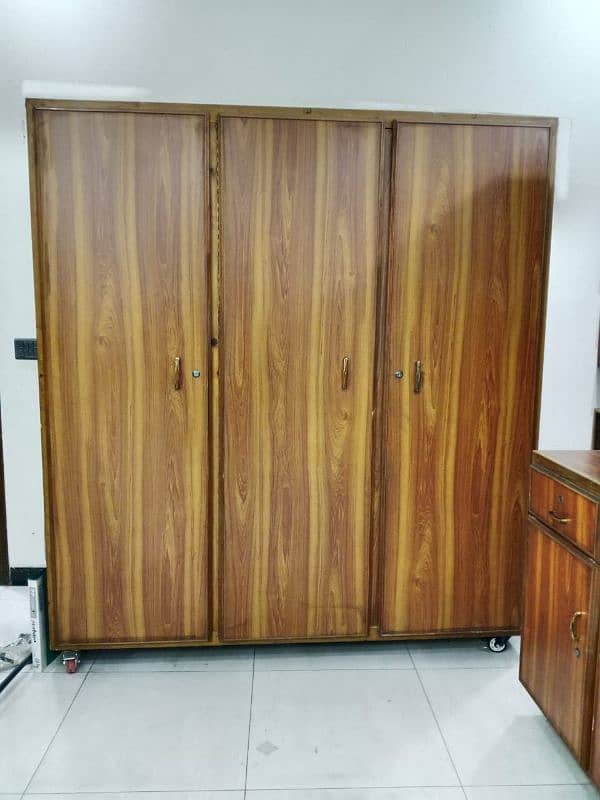 Wooden wardrobes high storage | Cupboard | Almari | tv table 0