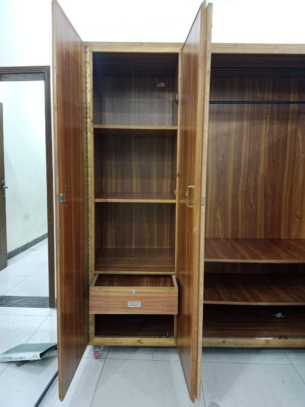 Wooden wardrobes high storage | Cupboard | Almari | tv table 1