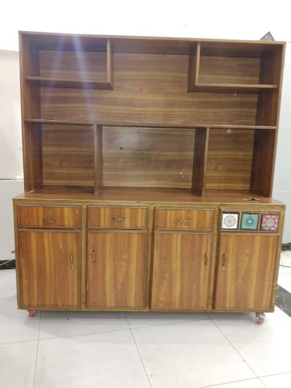 Wooden wardrobes high storage | Cupboard | Almari | tv table 4