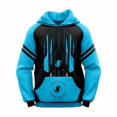 1 pc Hoodie Unisex Neck Polyester Fleece Printed