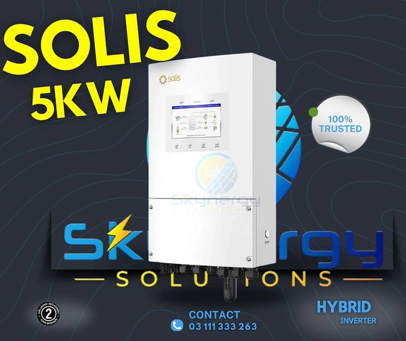 Solis Hybrid & Ongrid Inverters | 5kw-125Kw 11