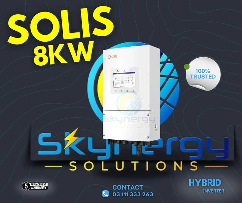 Solis Hybrid & Ongrid Inverters | 5kw-125Kw 13