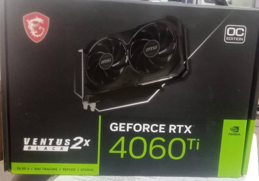 RTX 4060TI VENTUS 2X OC 16GB (BLACK) 0