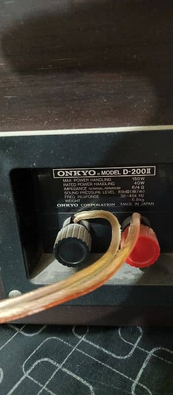 Onkyo speaker model no. D. 200 2