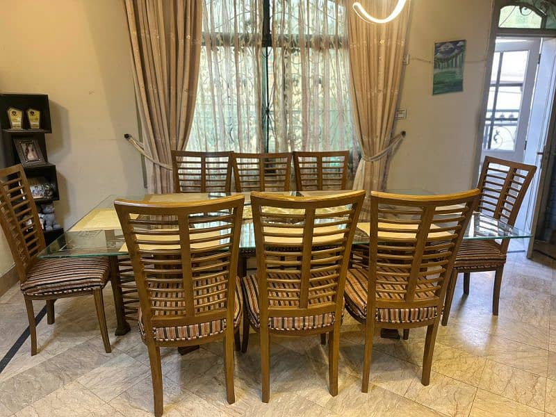 dining table of 8 chair 1