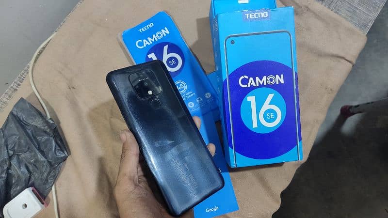 tacno camon 16se 6/128GB vip. camera with box 1