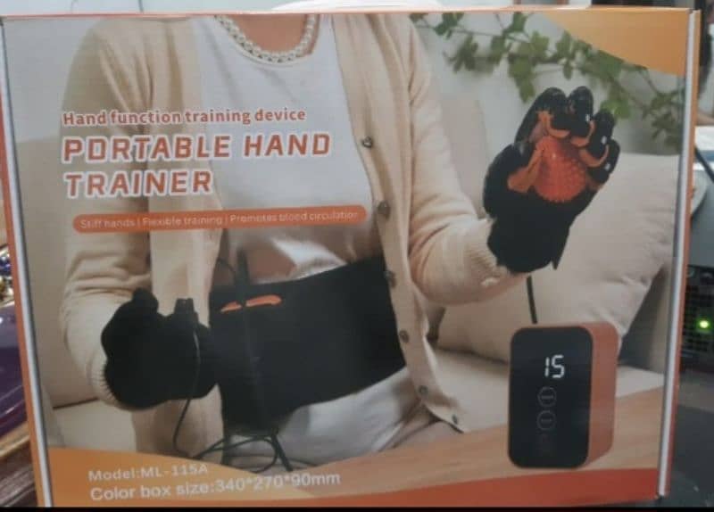 Electric Hand Exercise Gloves|Portable Hand Trainer Gloves 03074776470 3