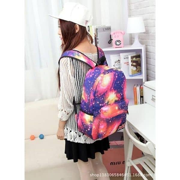 Nylon school bag for students 2