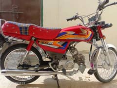 new Honda CD 70 2025 3000km driven for sell.