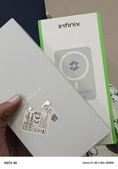 INFINIX NOTE 40 WITH BOX BACK CRACK