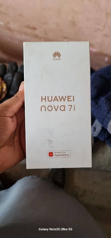 huawi nova 7i 8gb 128 gb with box no folt 0