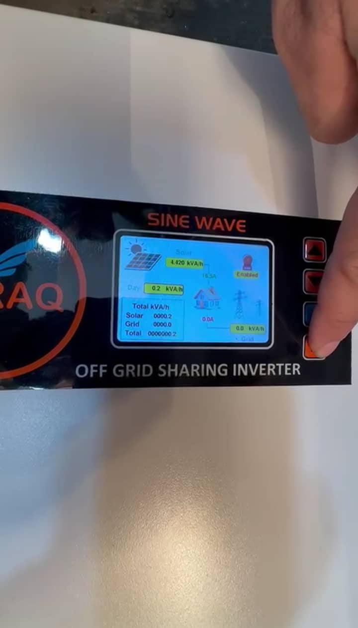 solar inverter  without battery 5kv and 7kv (single phase vfd) 12