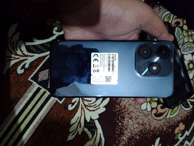 TECNO SPARK 10C  with charger,cover and box 1