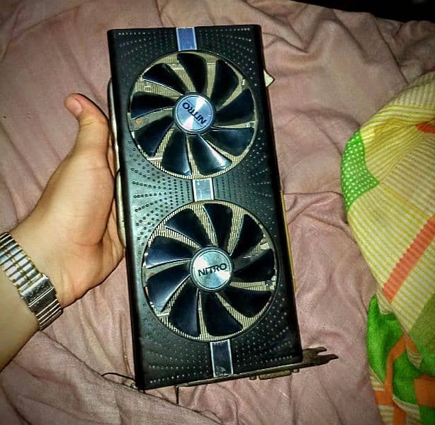 AMD Rx570 4GB RGB Sapphire Nitro Plus GPU 6