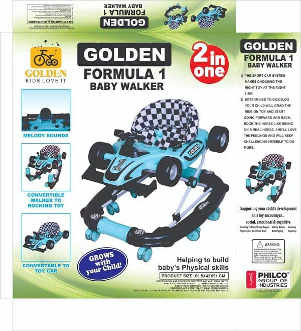 2 in 1 F1 baby walker special edition 0