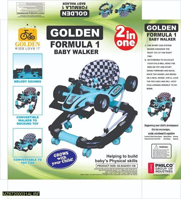 2 in 1 F1 baby walker special edition 2