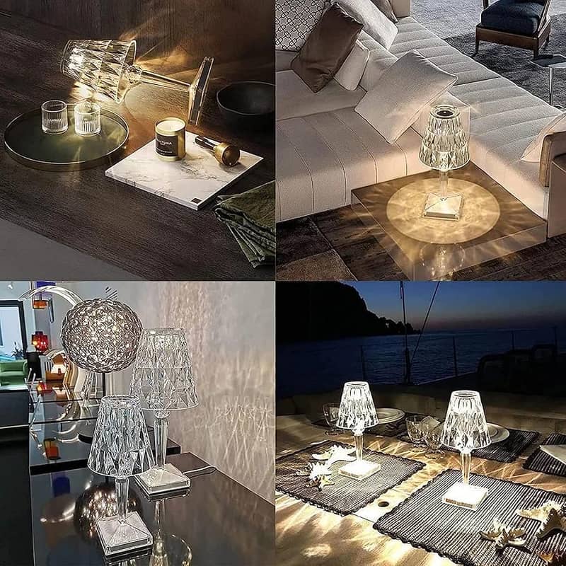 Lamps / Table Lamp / 3D Crystal Night Lamp / wooden lamp 1