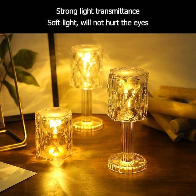 Lamps / Table Lamp / 3D Crystal Night Lamp / wooden lamp 3