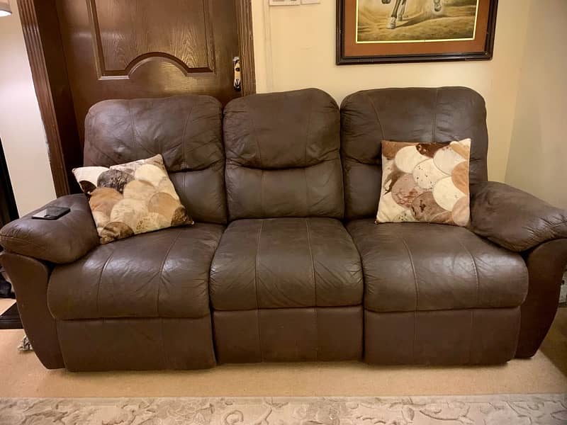 American Embassy Leather Sofa (imported) 3