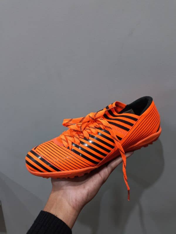 Soccer Shoes-ORANGE-BLK 2