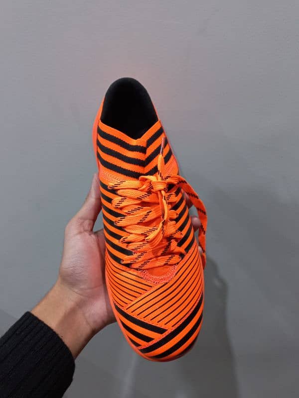 Soccer Shoes-ORANGE-BLK 4