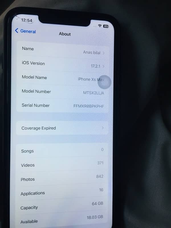 iPhone XS Max non pta jv 64 gb 0