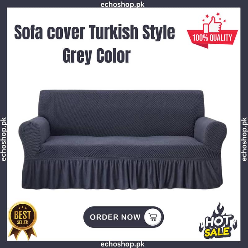 Sofa Cover Turkish Style 5 seater (3+1+1) Home Buy Sofa Covers Fitted 1