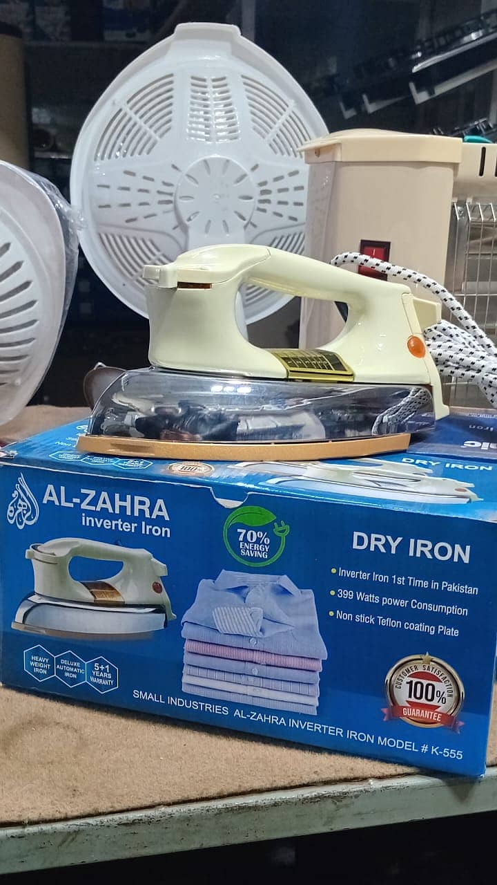 inverter iron/dry iron/panasonic iron/national iron/al zahra iron 3