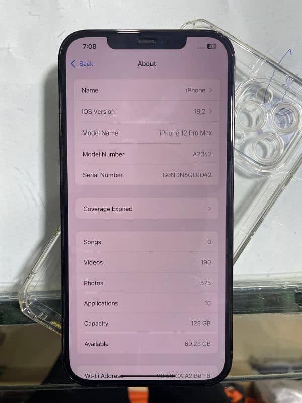 IPhone 12 pro max 128 factory unlock 4 Month Sim chalna wala health 90 3