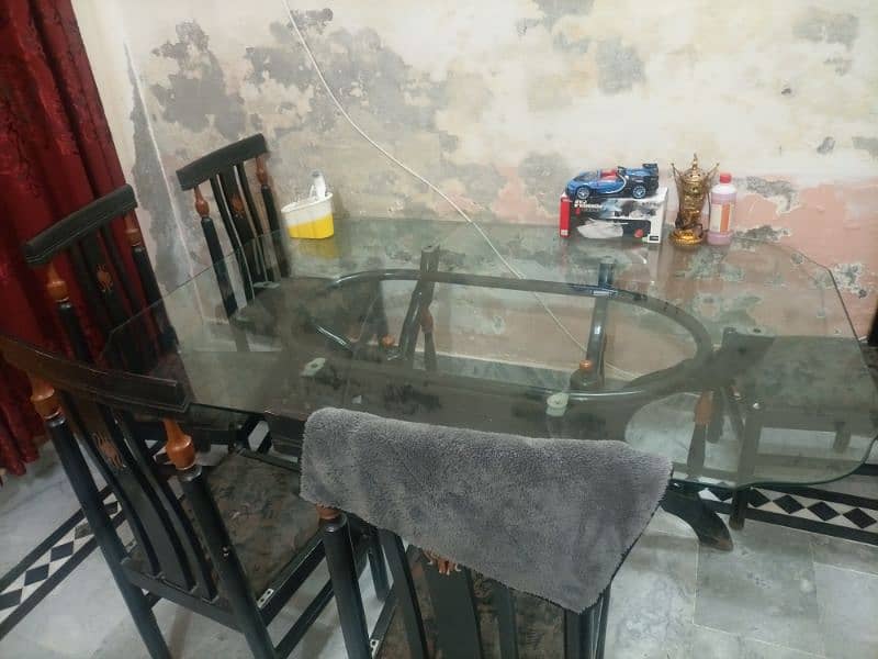 6 person dining table with mirror 2