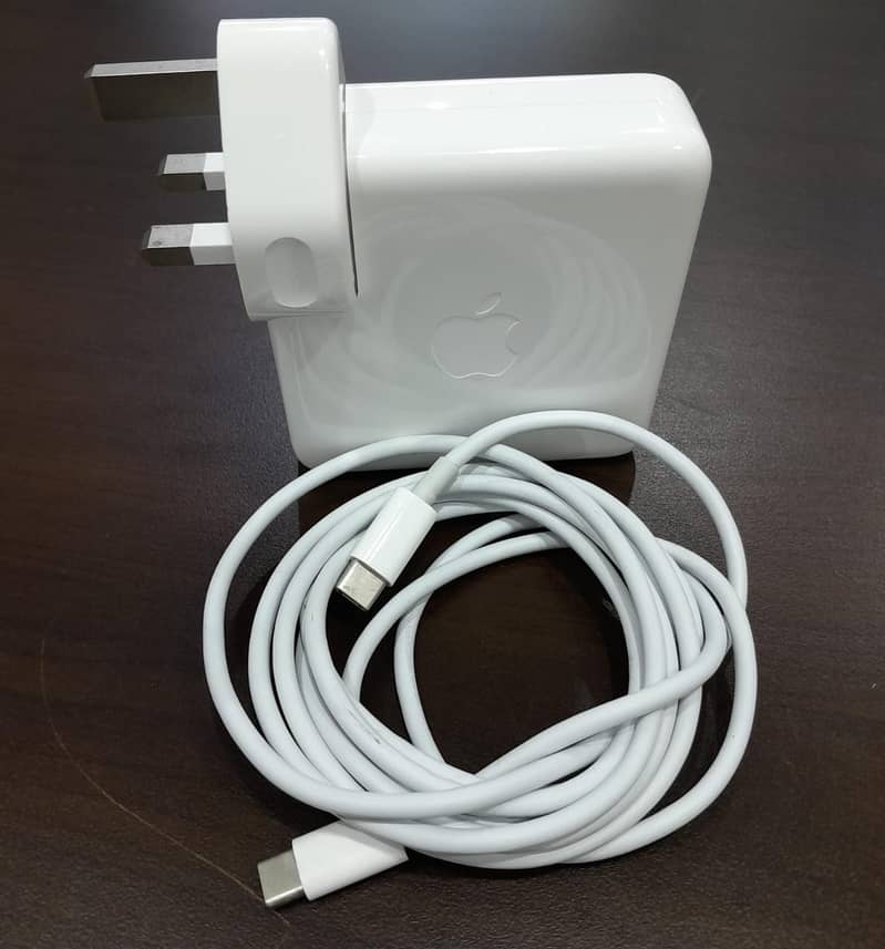 87 Watt Original Used Apple USB-C Charger with Cable and 3 Pin Plug 2