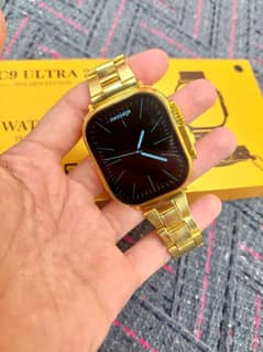 C9 ultra 2 golden edition smart watch new