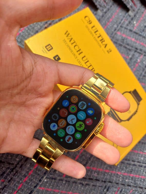 C9 ultra 2 golden edition smart watch new 1