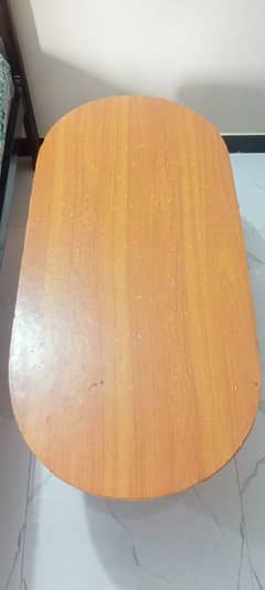 brown color wooden table