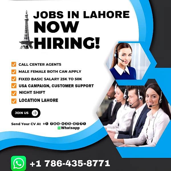 Call center jobs in Lahore 0