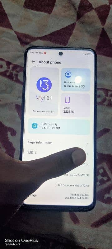 Nubia neo 2.5G . all ok ram 256 ROM 8+8.10 month warranty 1