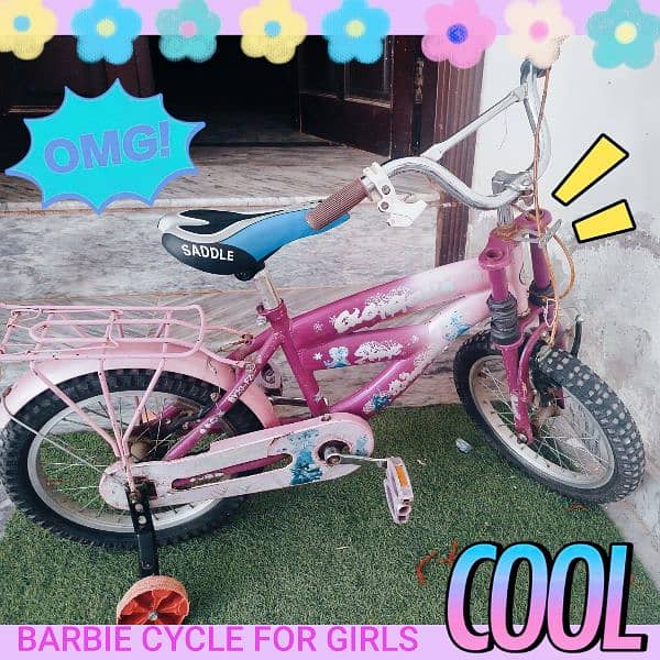 BARBIE CYCLE FOR 5-7 YEAR OLD GIRL 0