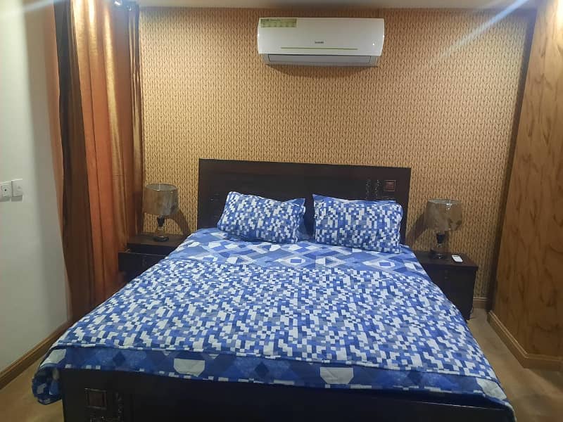 Gulberg heights two bed luxury furnished apartments available for rent in daily basis r monthly basis 7