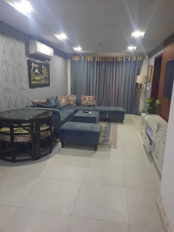 Gulberg heights two bed luxury furnished apartments available for rent in daily basis r monthly basis 10