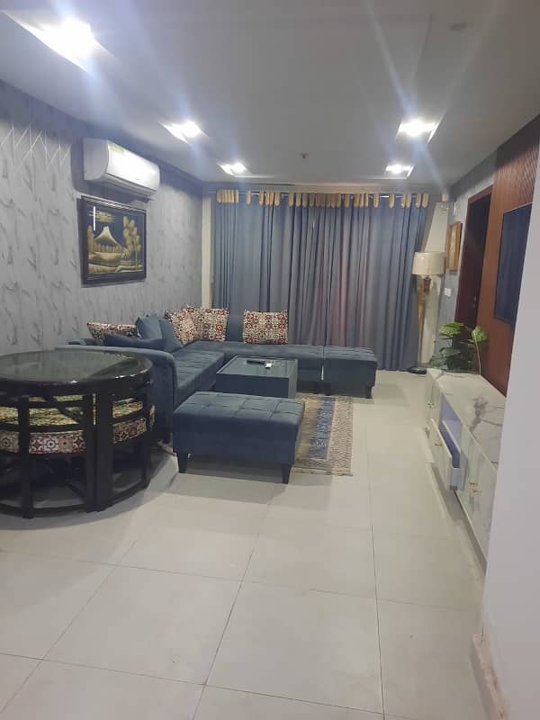 Gulberg heights two bed luxury furnished apartments available for rent in daily basis r monthly basis 11