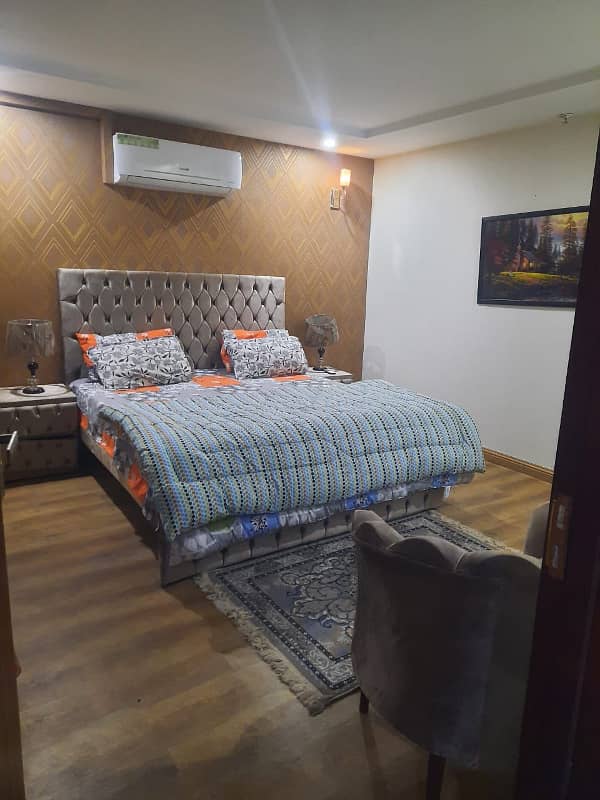 Gulberg heights two bed luxury furnished apartments available for rent in daily basis r monthly basis 13