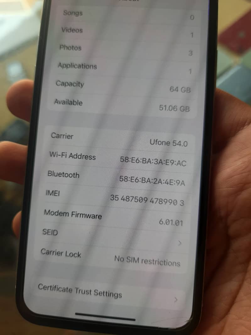 IPhone x 64 Gb non PTA 2