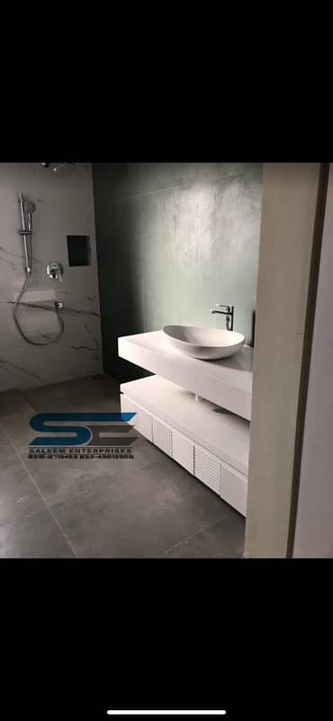 Corian vanity washroom top 9