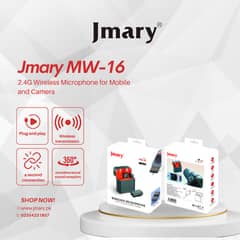 Jmary MW-16 2.4G Wireless Microphone for Mobile and Camera