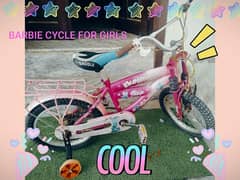 Barbie cycle for 5-7 year old girls